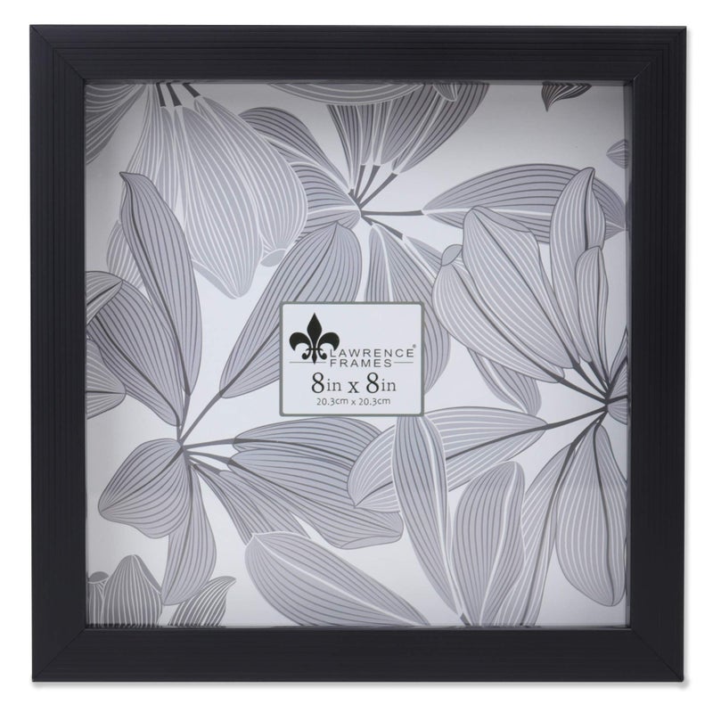 Lawrence Frames 785088 Shadow Box Frame, 8x8, Black - Image 2